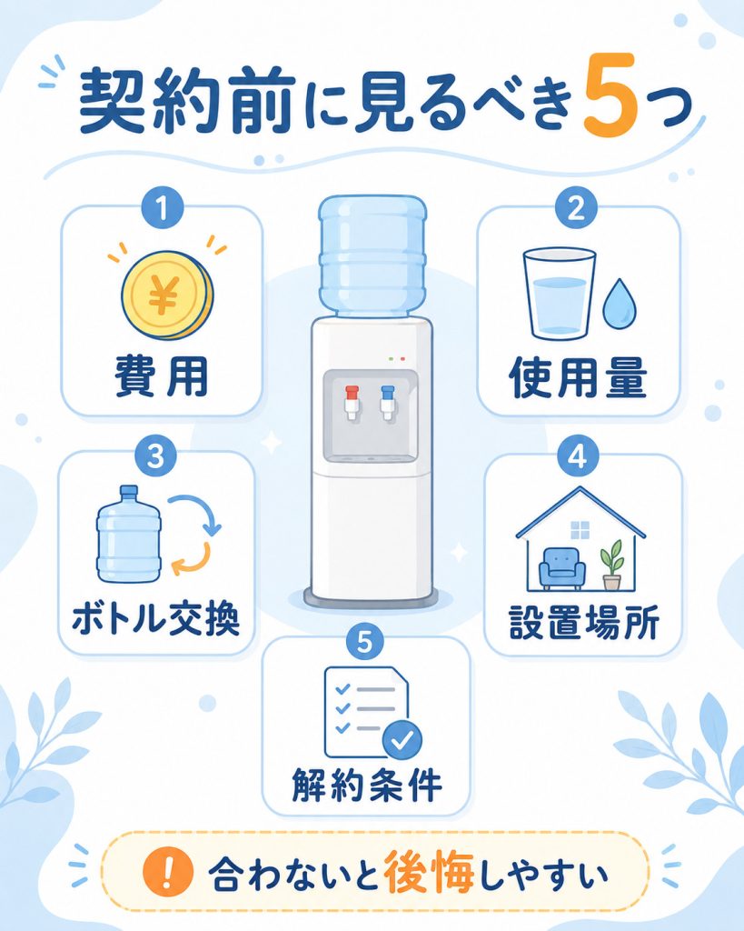 ウォーターサーバー【大幅値下げ交渉OK】 ウォーターサーバーをやめた理由は？やめた方がいい人と契約前の注意点